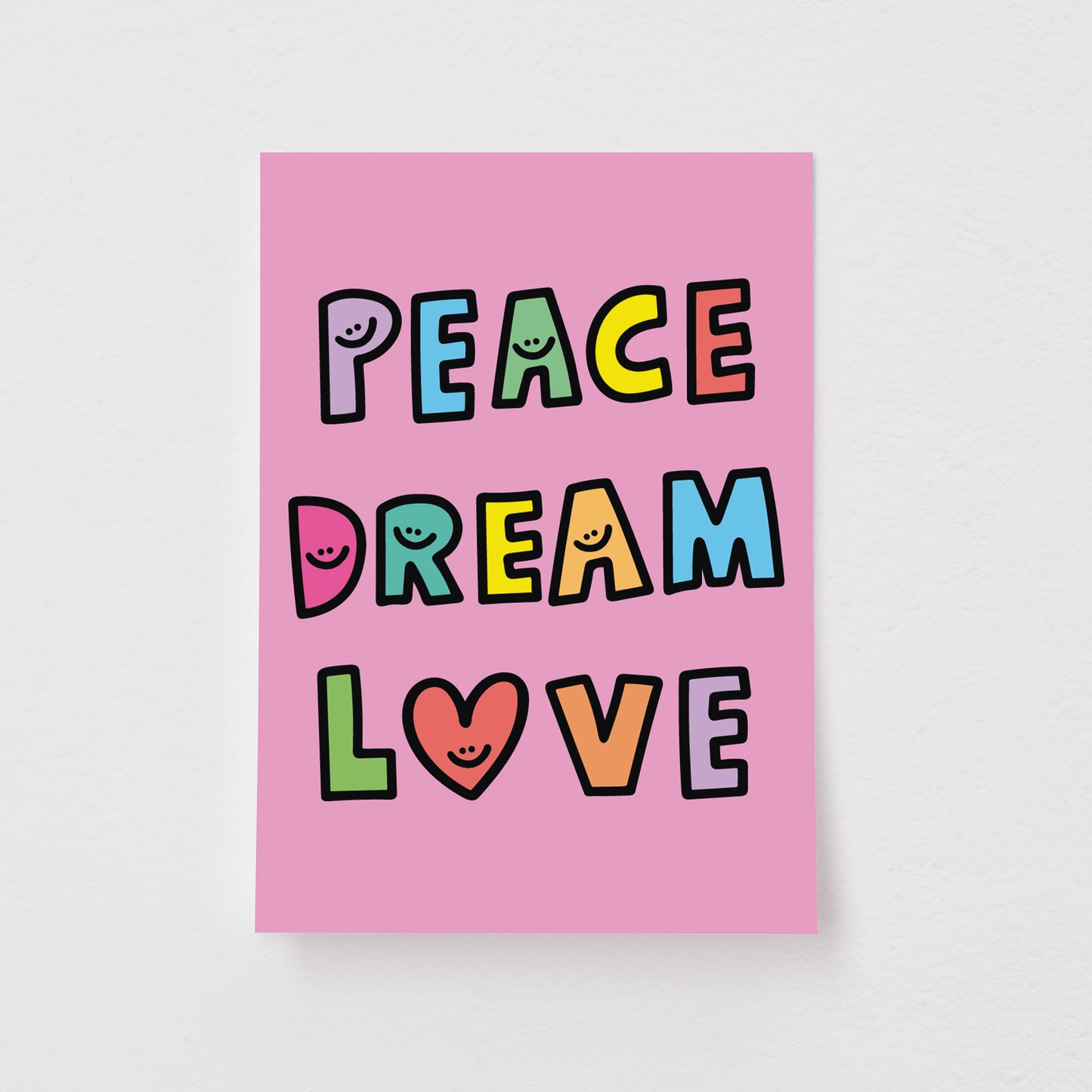 Peace Dream Love 엽서