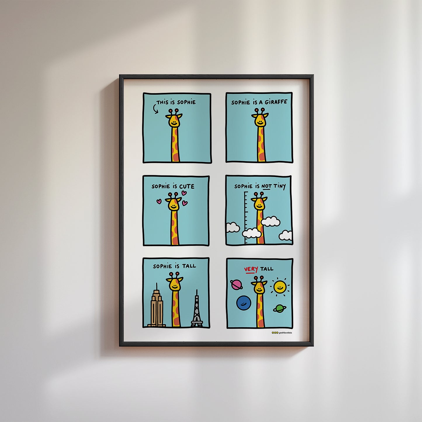 Sophie the Giraffe A3 포스터