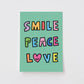 Smile Peace Love 엽서