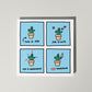 Joe the cactus postcard