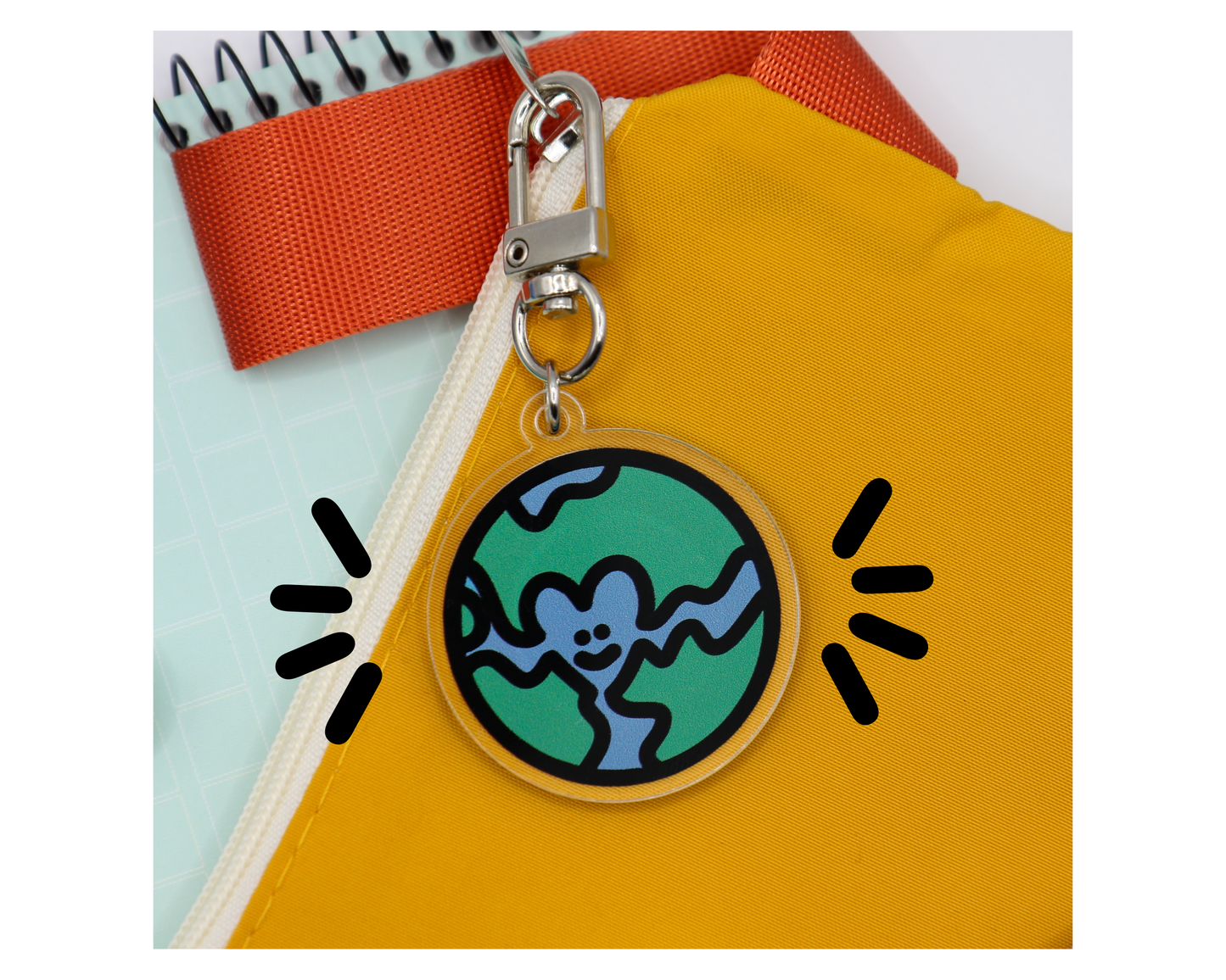 Love Earth Keyring 지구사랑 키링